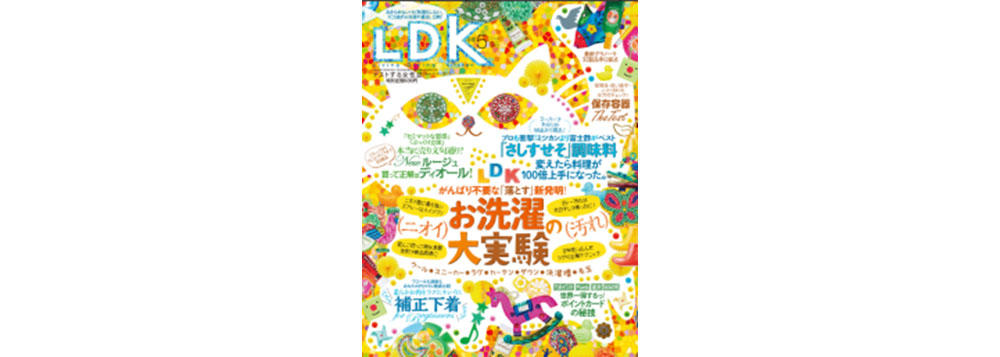 ジャストロック正方形Mが「LDK」に掲載