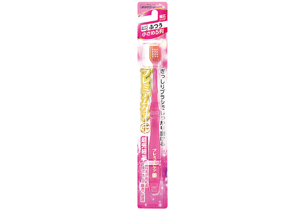 初めての幅広ハブラシのお使いの方にも安心のプレミアムケアハブラシ・Fを新発売